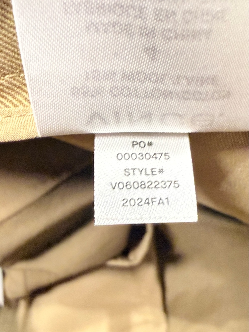 NWT - Vince Double Waistband Wide Leg Culottes Tan Size 4 - Picture 10 of 10